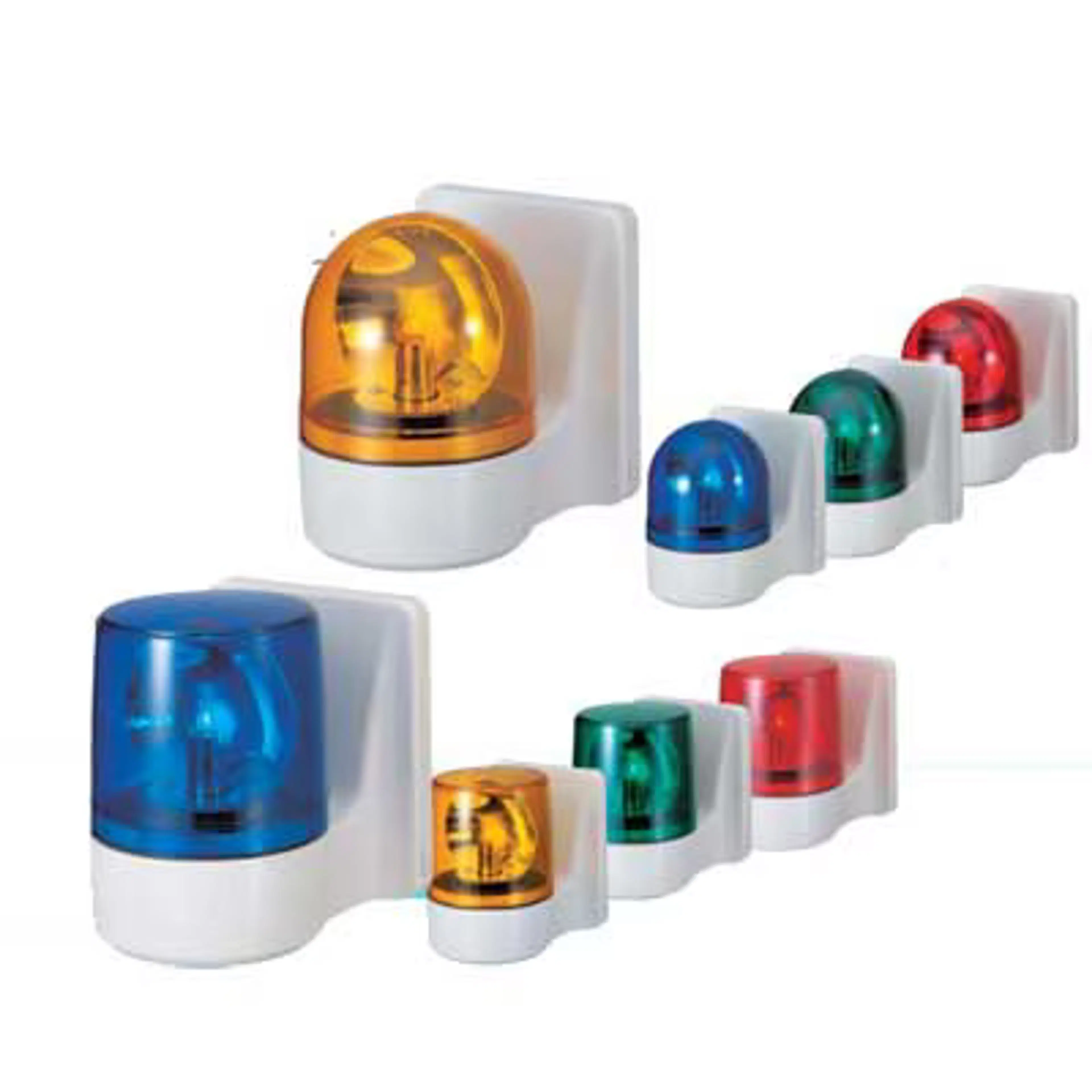 WH-120A | Rotating beacon, wall mount, available in Red, Yellow, Green, Blue