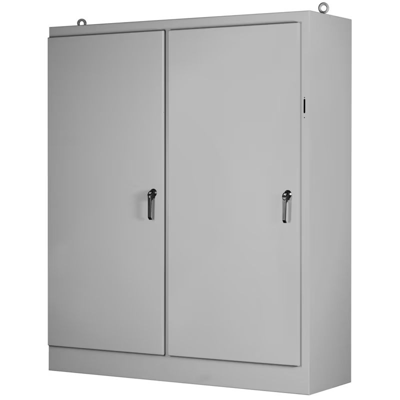 SCE-72XEL7312SSST | Stainless Steel 2DR XEL Sloping Top Enclosure, 72 x 73 x 12 image 1