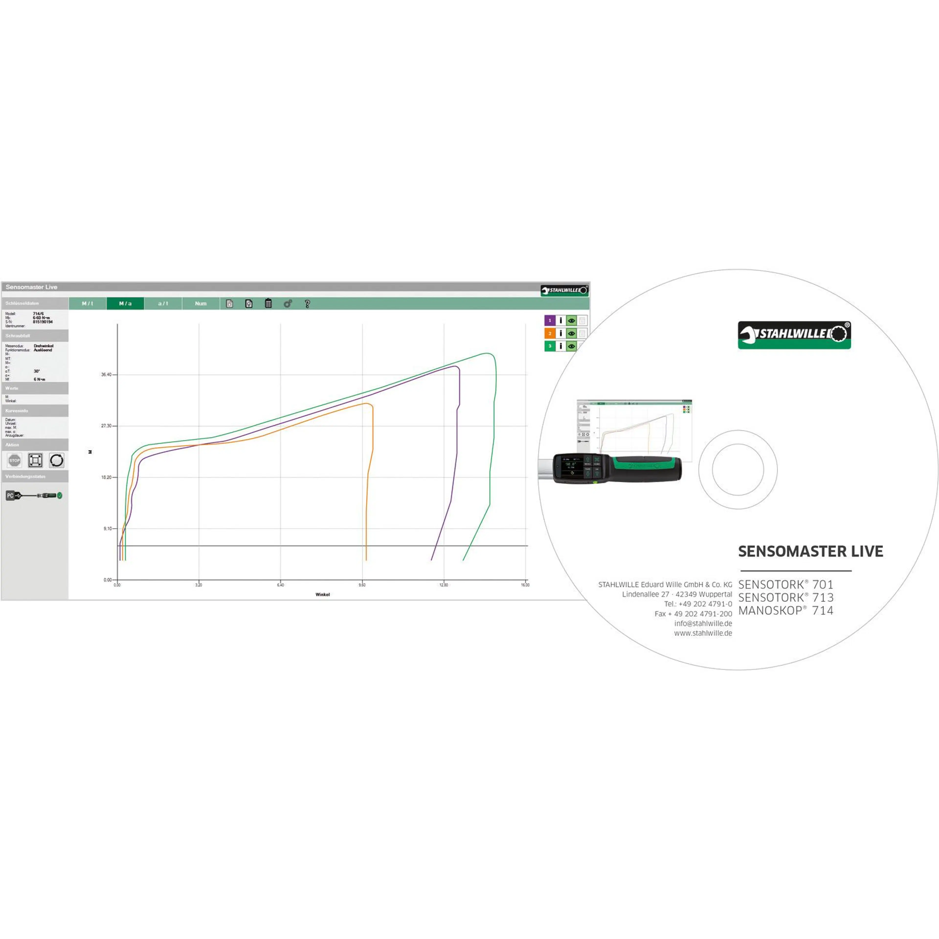 Cd-Rom With Software 96585235, 7732-2 SOFTW.SENSOMAS.LIVE