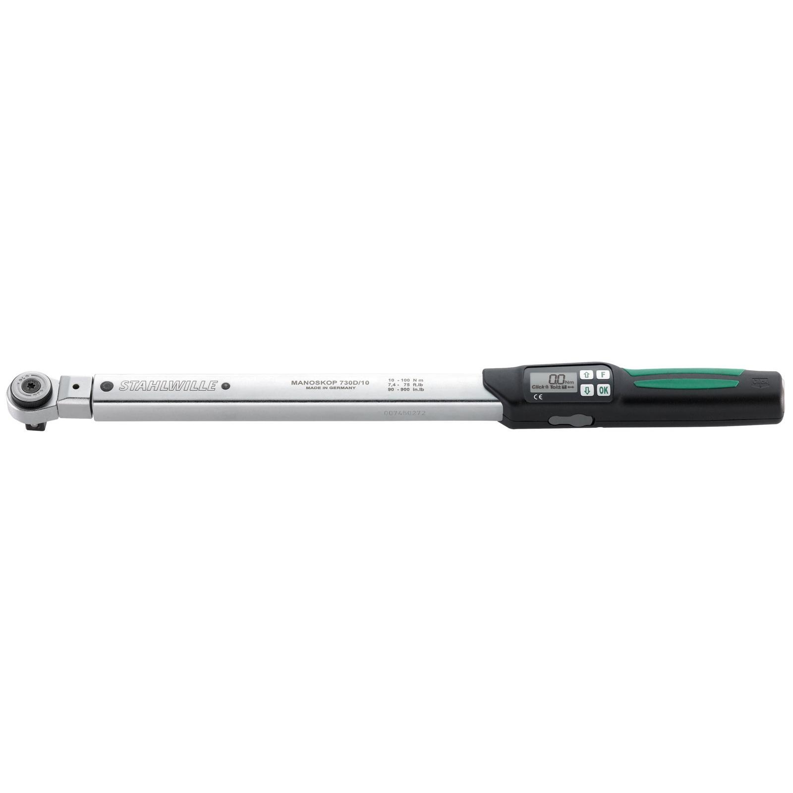 730DR 10 | Electronic Torque Wrench, 1/2'' square, 9 x 12mm insert, 10–100 Nm image 1