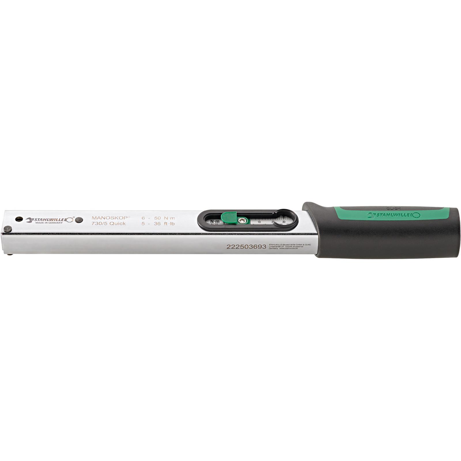 730/5quick | Click-Type Torque Wrench,9 x 12mm insert,6–50Nm image 1