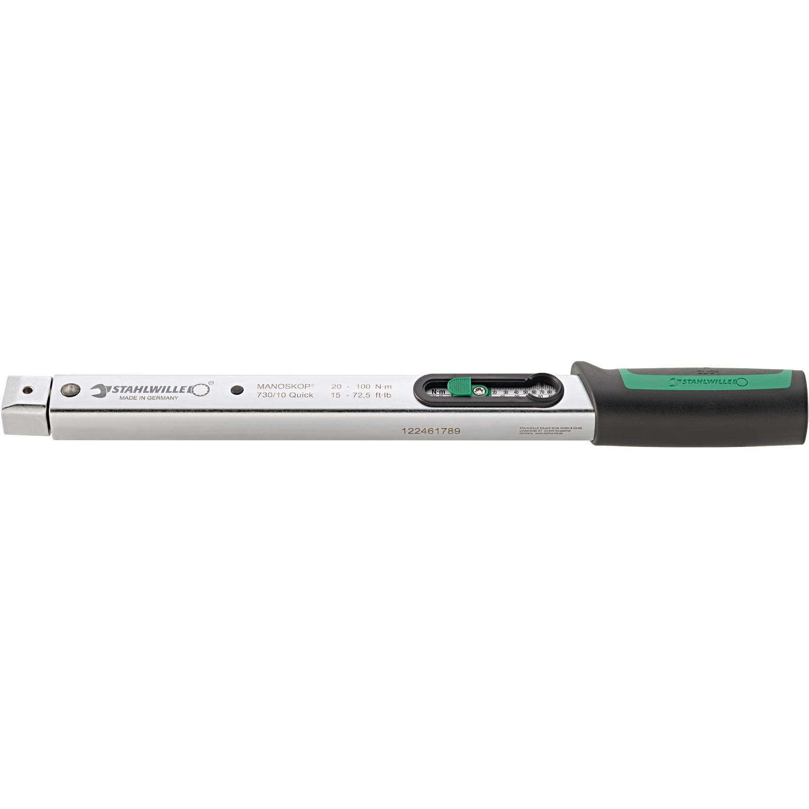 730/10quick | Click-Type Service Torque Wrench,9 x 12mm insert,20–100Nm image 1
