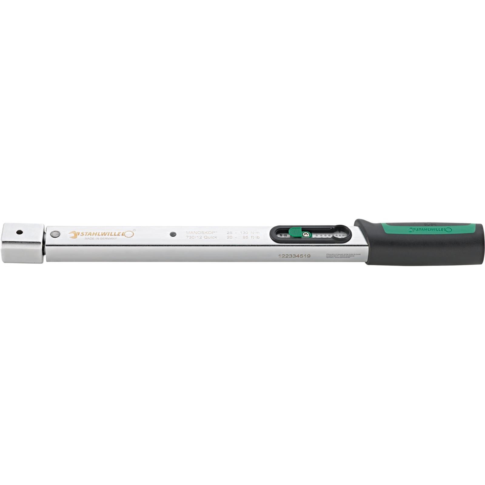730/12quick | Click-Type Service Torque Wrench,14 x 18mm insert,25–130Nm image 1