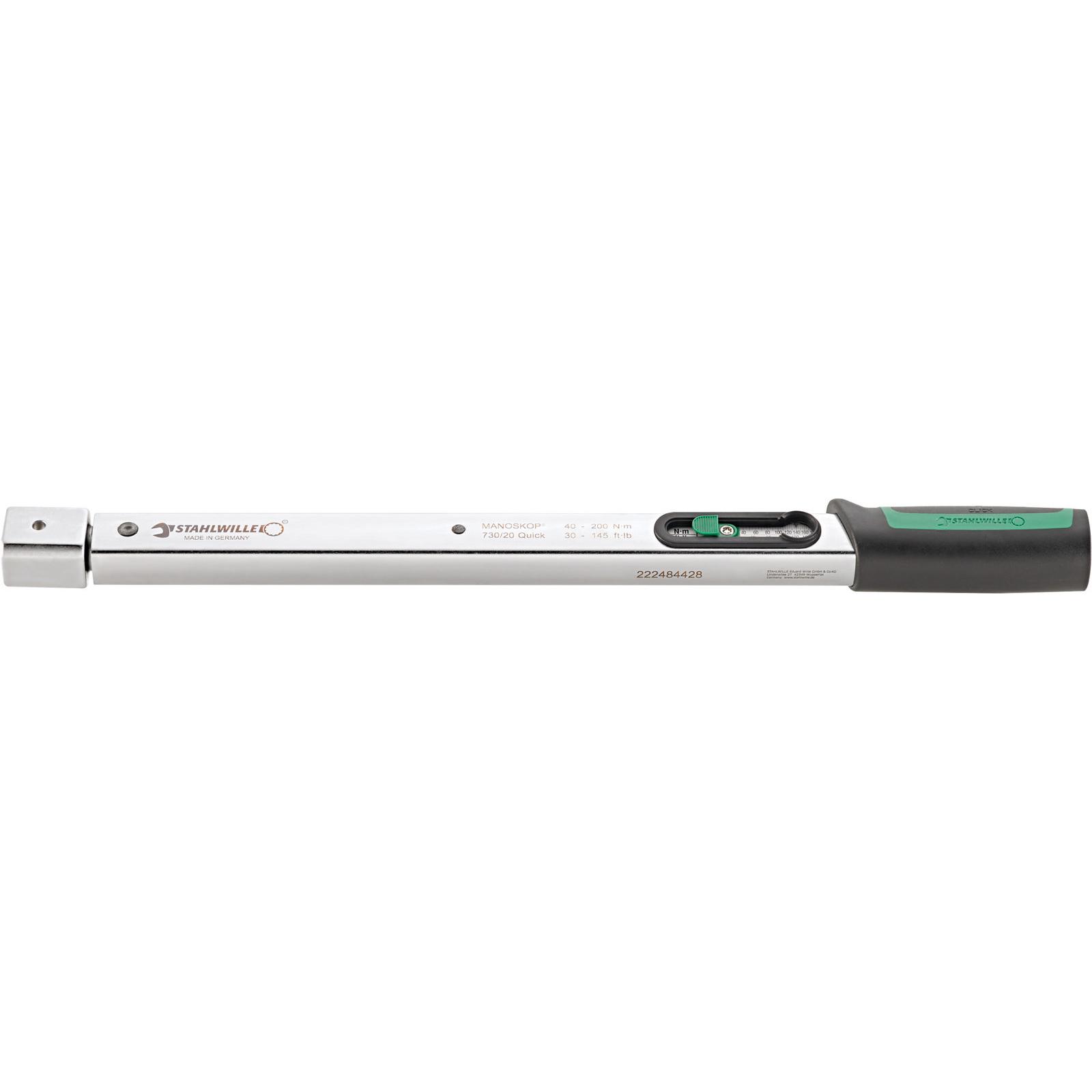 730/20quick | Click-Type Service Torque Wrench,14 x 18mm insert,40–200Nm image 1