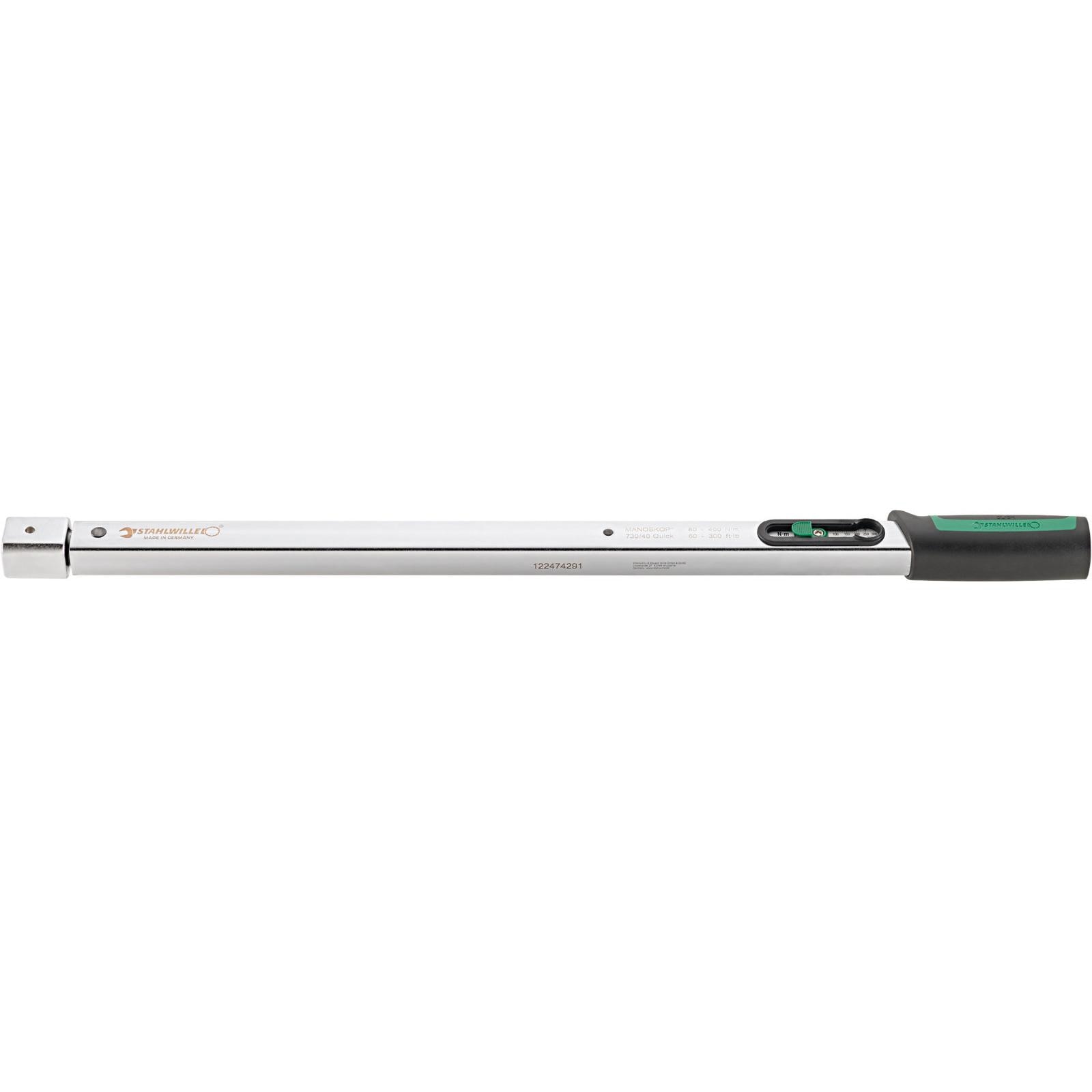 730/40quick | Click-Type Service Torque Wrench,14 x 18mm insert,80–400Nm image 1