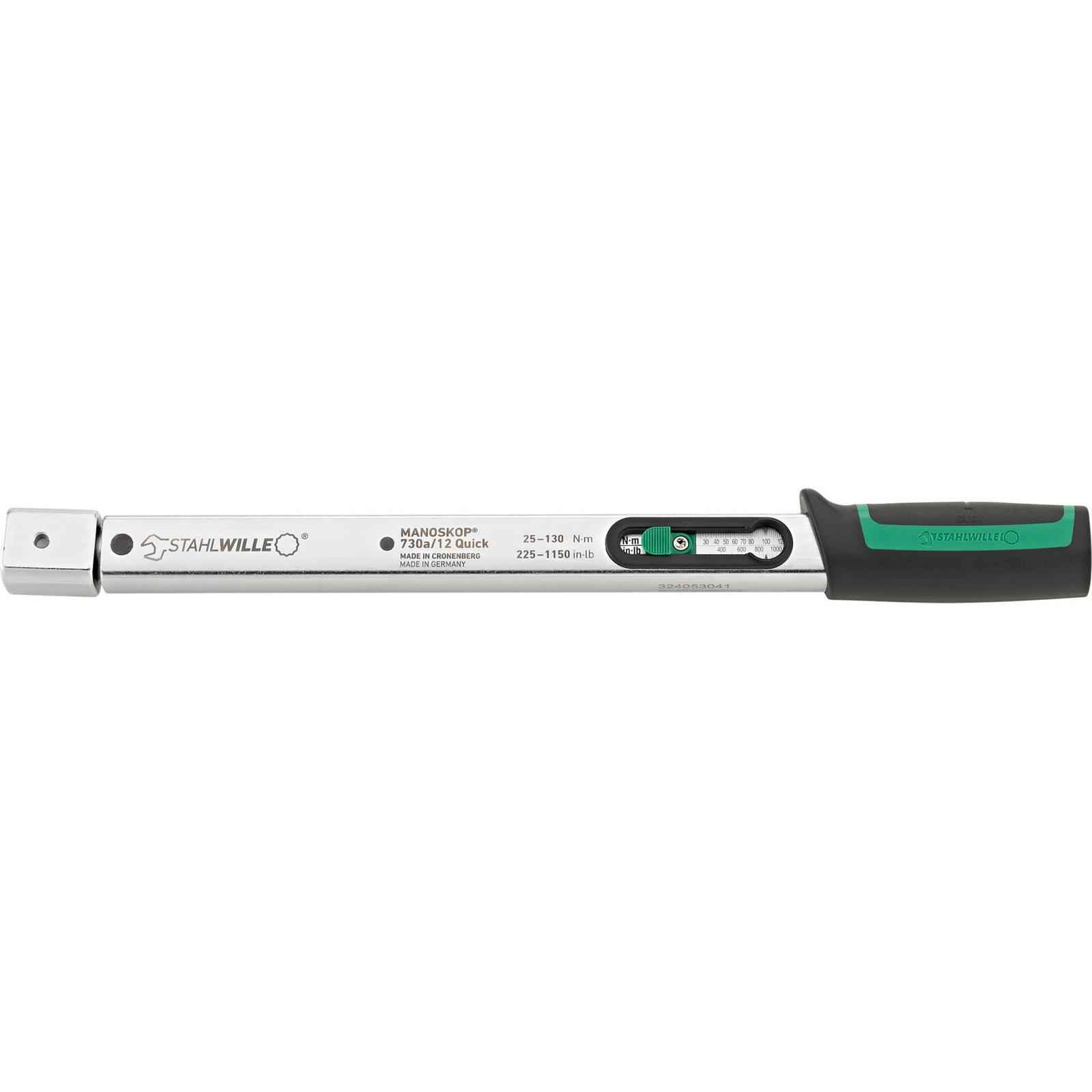 730a/12quick | Click-Type Service Torque Wrench,14 x 18mm insert,25–130Nm image 1