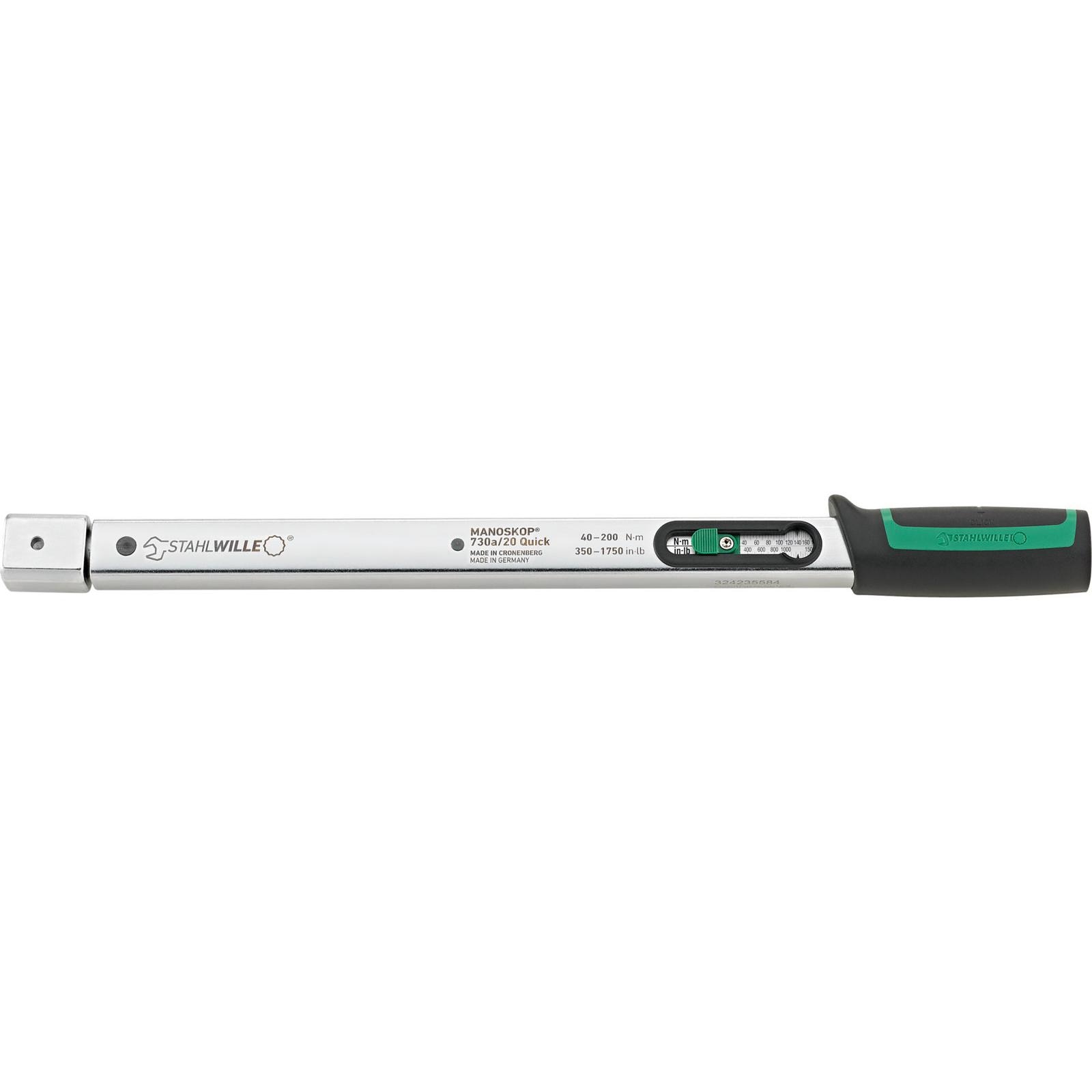 730a/20quick | Click-Type Service Torque Wrench,14 x 18mm insert,40–200Nm image 1