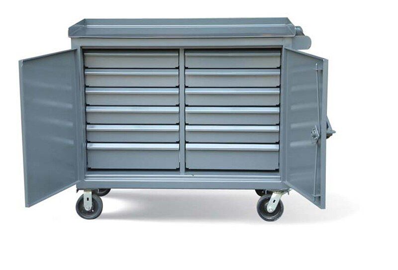 4-TC-240-12/5DB | 12 drawer Mechanics Cart, 2000 lb capacity, 48 x 24 x 36 in. image 1