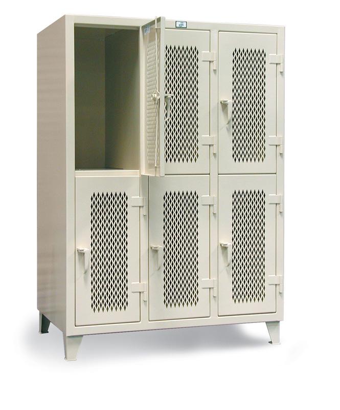36-24V-2TPL | 2 Tier Ventilated Personal Locker image 1