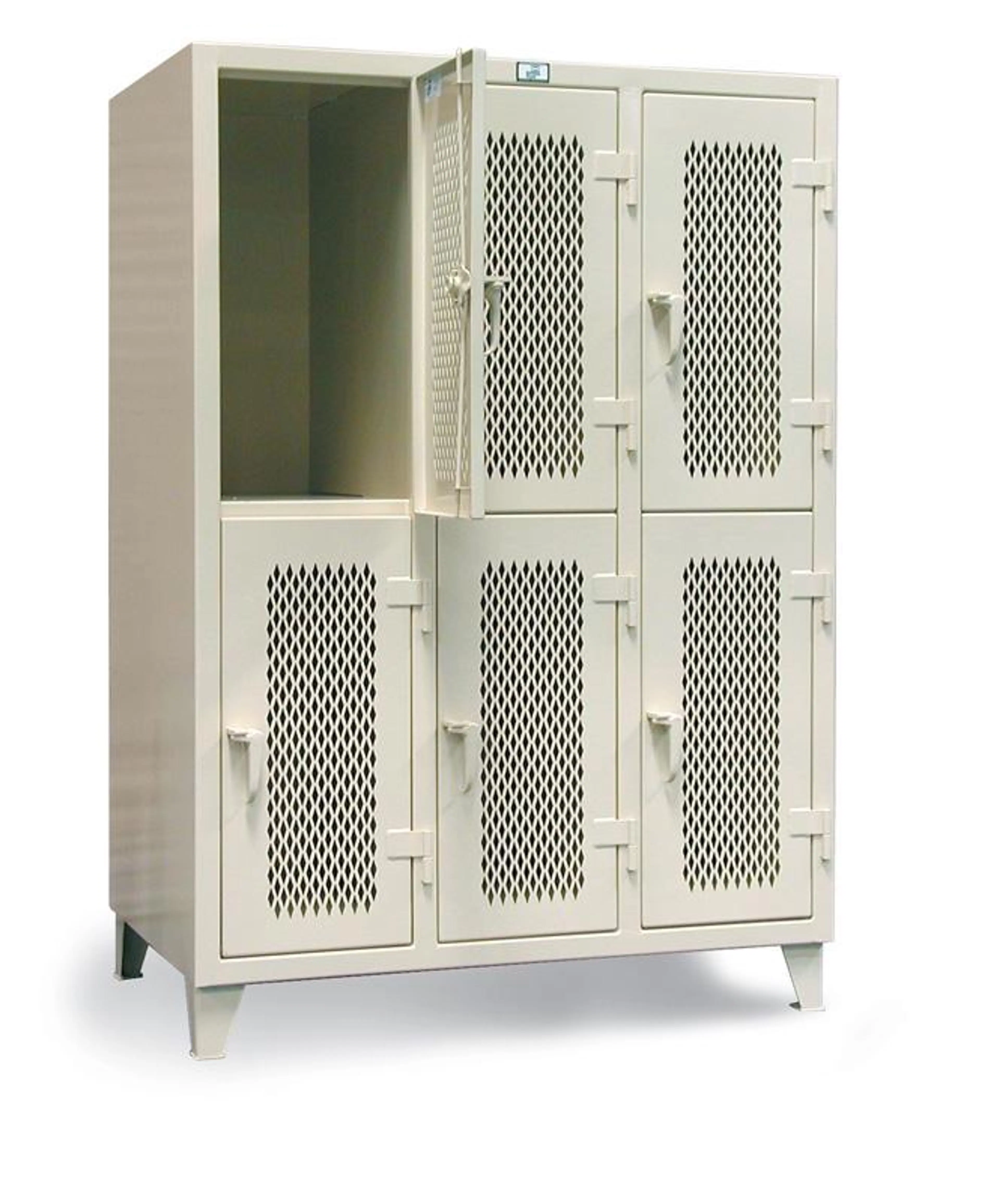 36-24V-2TPL | 2 Tier Ventilated Personal Locker
