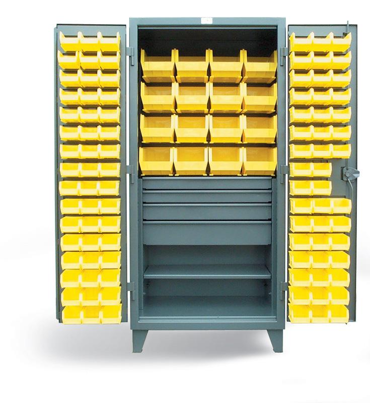 36-BBS-241-4DB | Bin cabinet, 4 drawers, 36'' x 24'' x 78'', 5400 lb cap image 1