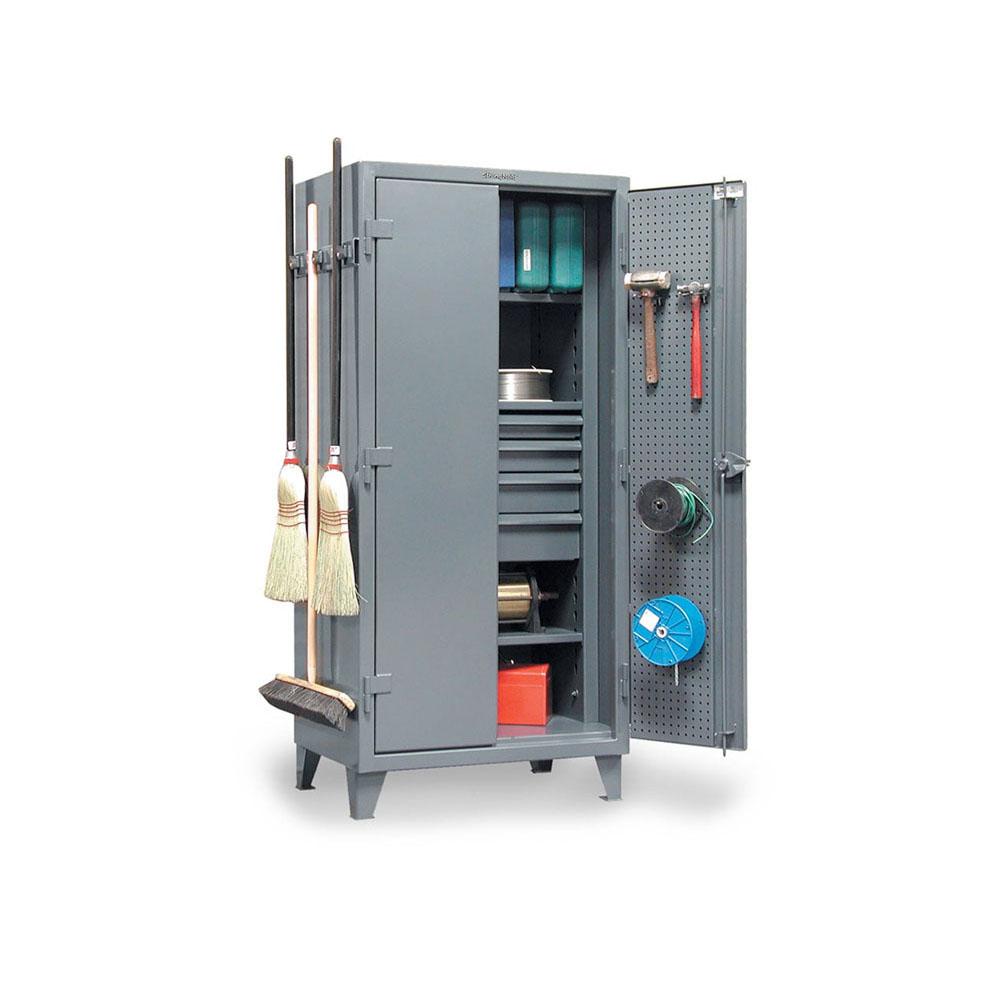36-PB-243-4DB-BH | Janitorial tool and supply cabinet, 36'' x 24'' x 78'' image 1