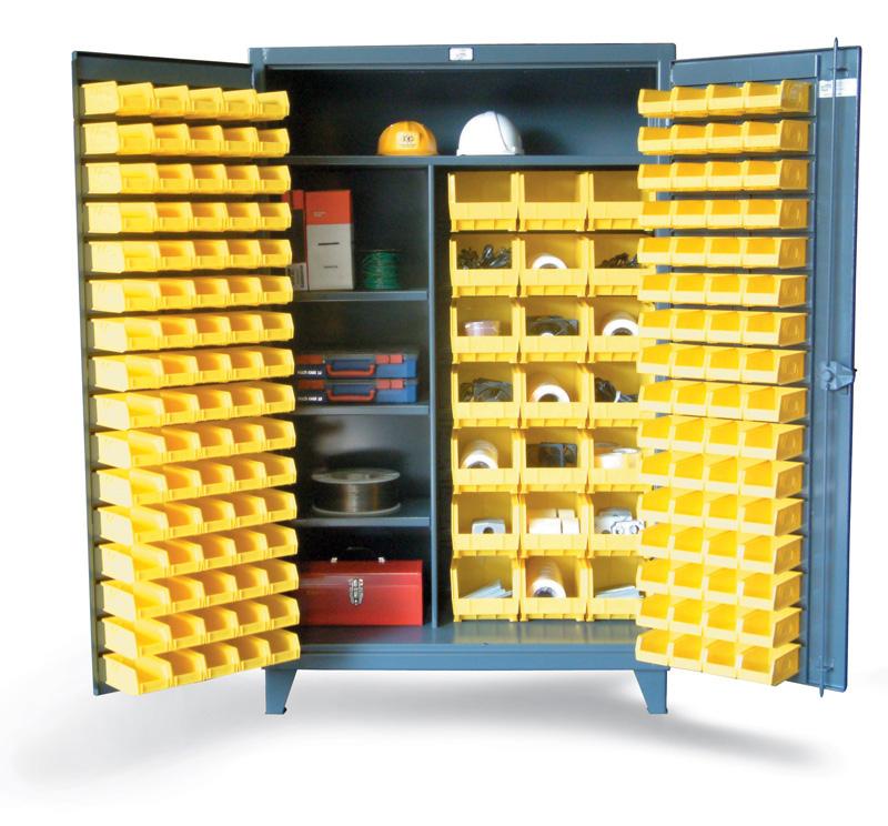 46-BSCW-241-3WLR | Bin storage cabinet, 48'' x 24'' x 78'', 7500 lb cap image 1