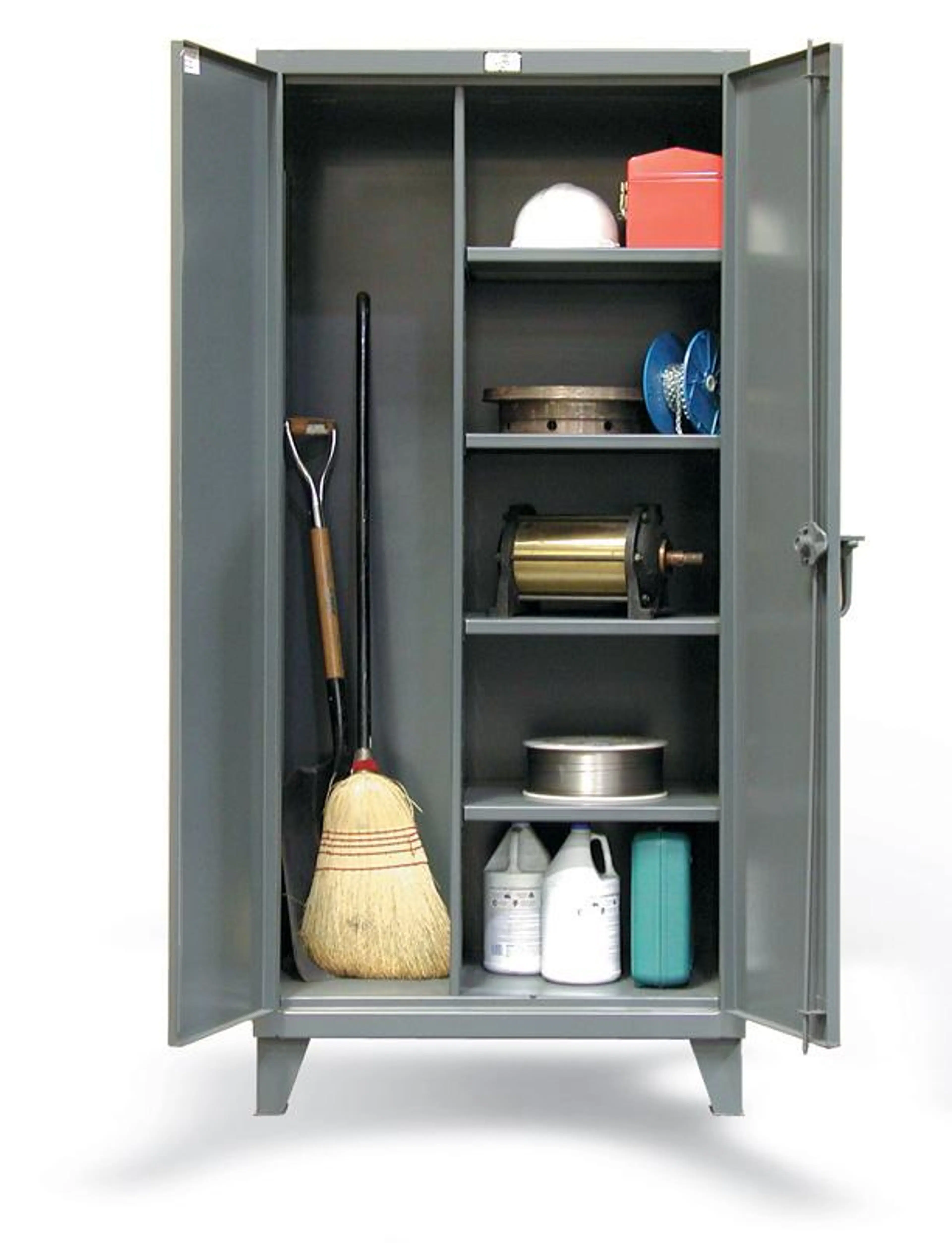 36-BC-244 | Janitorial storage cabinet, 36'' x 24'' x 78'', 4600 lb cap