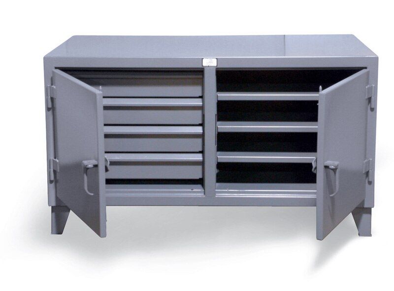 52.4-DS-363-4DB | Cabinet Workbench with Hidden Drawer Storage, 400 lb. capacity image 1