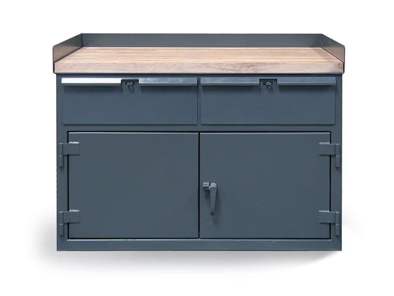63-361-MT | 1 shelf Workbench with maple top, 1525 lb capacity, 72 x 36 x 37 in. image 1
