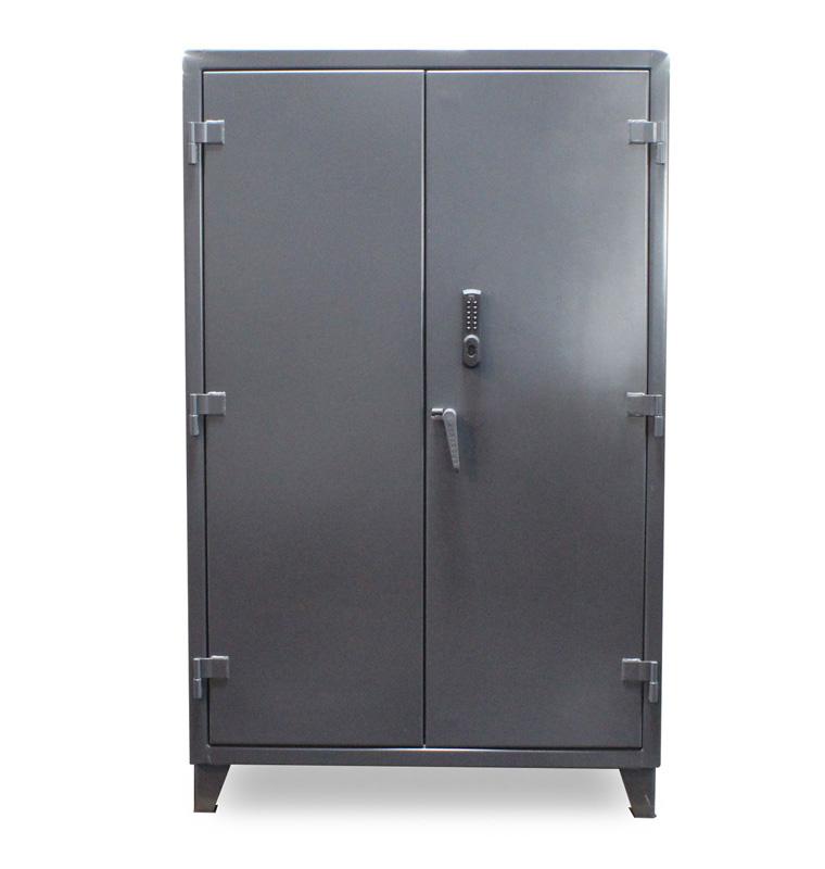FM-13317 | Dark Gray Heavy Duty, 4 Shelf, Card Reader Cabinet, 1900 lb capacity image 1