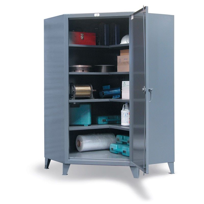446-COC-244 | Industrial Corner cabinet, heavy duty, 48'' x 24'' x 78'', 5600 lb cap image 1