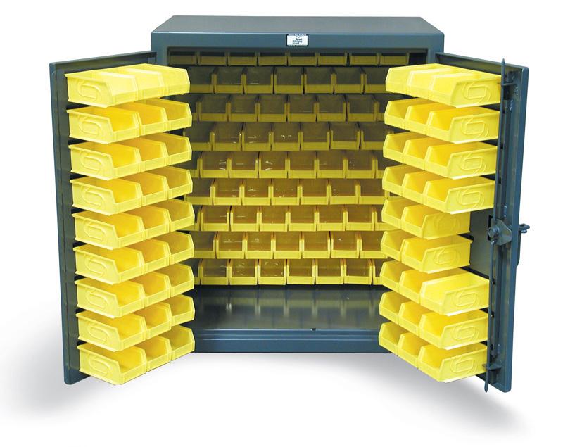 43-BB-240 | Countertop bin storage cabinet, 48'' x 24'' x 36'', 1400 lb cap image 1