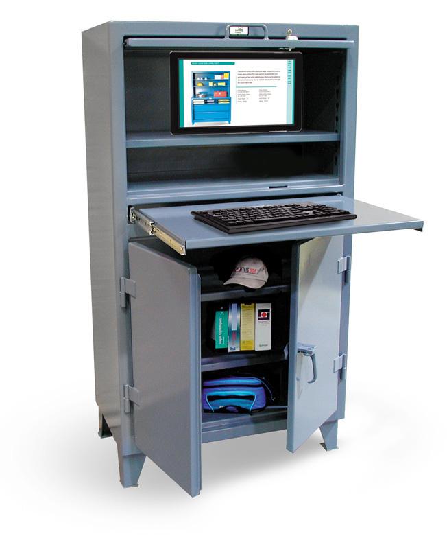35-203-1SOS-LDD | Industrial computer cabinet, 36'' x 20'' x 66'', 4200 lb cap image 1