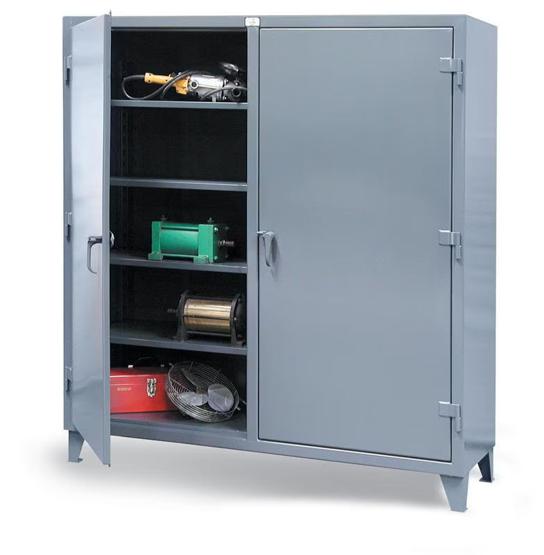 45-DS-246 | Double-shift industrial cabinet, 48'' x 24'' x 66'', 3600 lb cap image 1