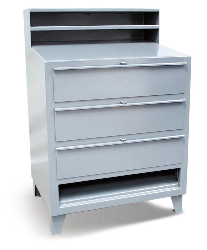 34-SD-280-3DB | 3 drawer Shop Desk, 400 lb capacity, 36 x 28 x 42 in. image 1