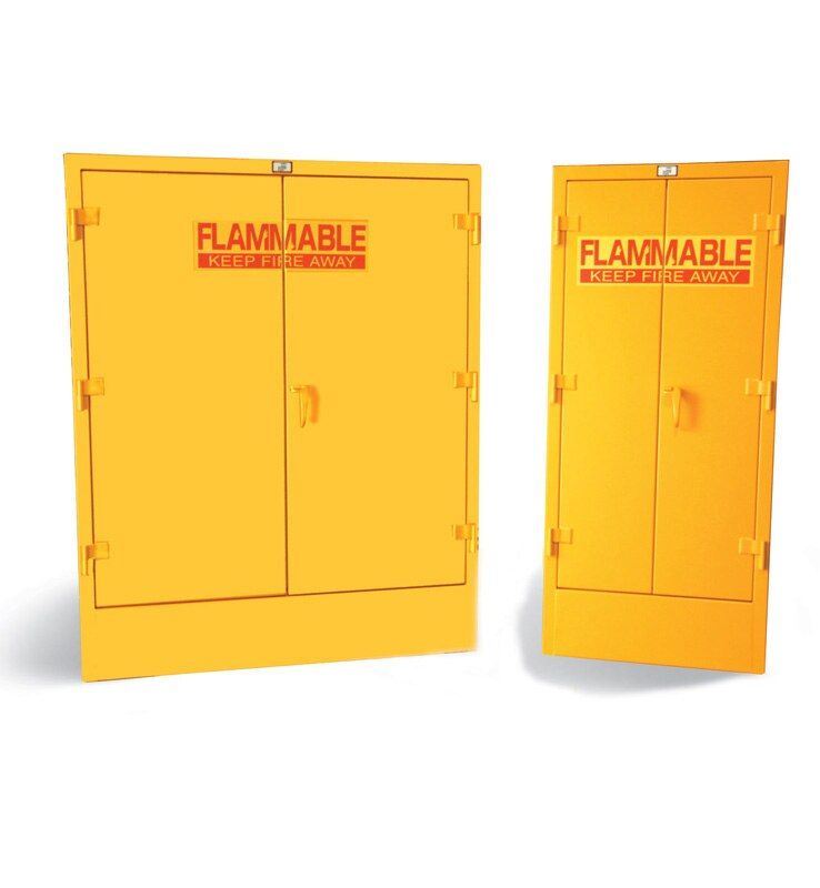 55.5DSC | Single Drum Flammable Liquid Storage Cabinet, 55 gallon capacity, 32 x 30 x 72 in. image 1