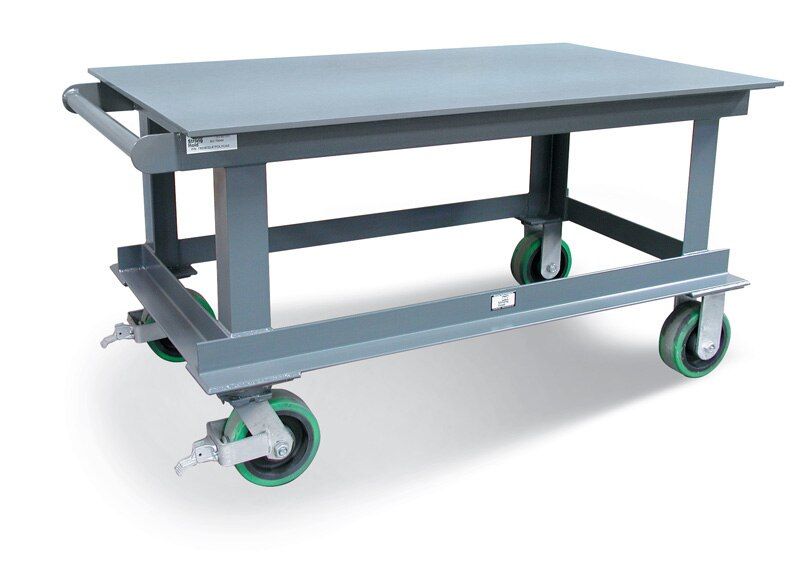 SC3630/32CA | Mobile Shop Table with steel plate top, 12000 lb capacity, 36 x 30 x 20 in. image 1