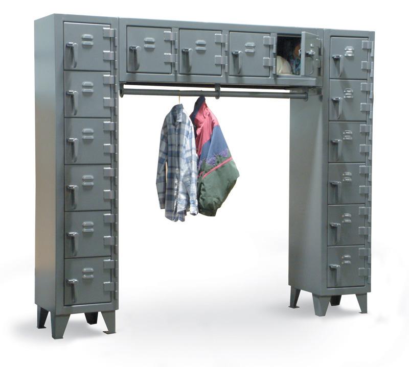 7.56-16D-WR-180 | Free-standing locker, 90'' x 18'' x 78'' image 1