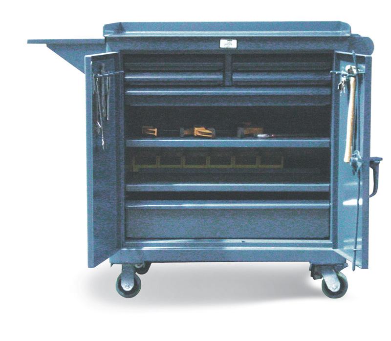 3-TC-242-4/5-2DB-VS-6B | Maintenance and Die Makers Tool Cart, 400 lb. capacity image 1