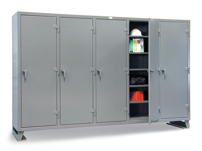 66-MS-2415 | Multi-shift industrial cabinet, 3 doors, 74'' x 24'' x 78'', 4500 lb cap image 1