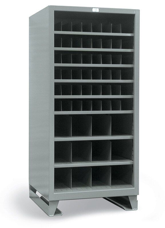 36-CSU-368PH-51VD-SB | Open Metal Bin Storage image 1