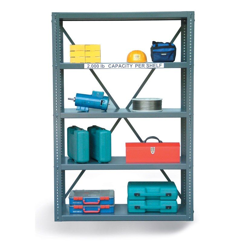 1848-72 | Open Shelving Unit, 1200 lb capacity, 48 x 18 x 72 in. image 1