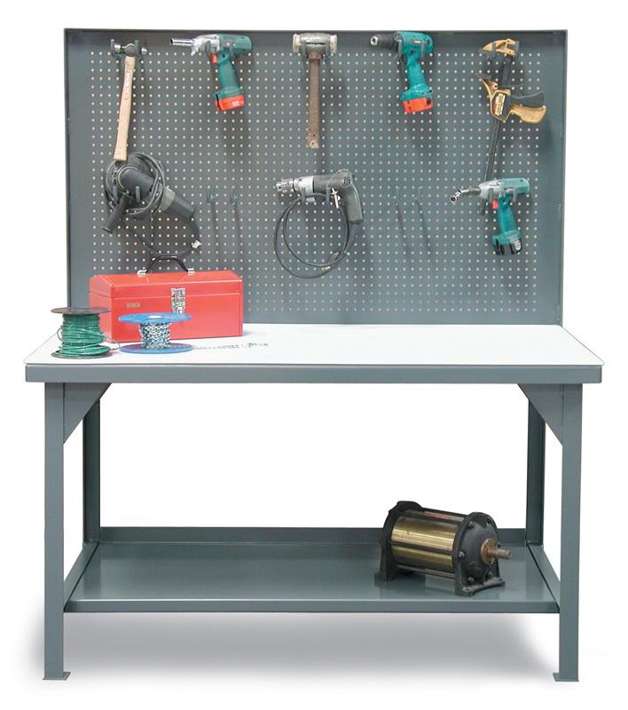 T6036-PB | Pegboard Shop Table, 8250 lb. capacity image 1
