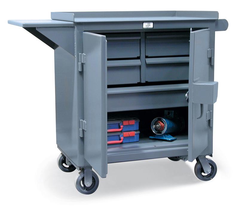 3-TC-240-4/5-1DB-LG-VS | 5 drawer Maintenance Tool Cart with lock guard, 2000 lb capacity, 36 x 24 x 36 in. image 1