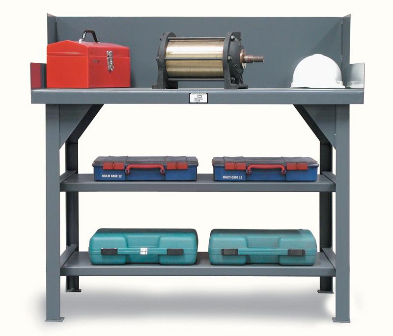 T4830S/SG | Shop Table with 2 lower shelves, 5500 lb capacity, 48 x 30 x 34 in. image 1