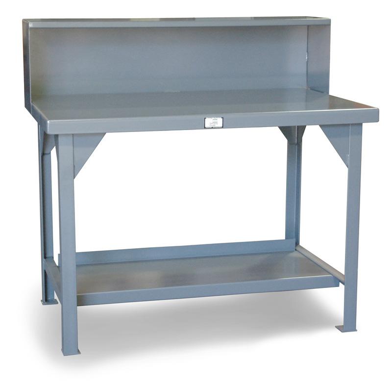 T3024RS | Shop Table with Riser Shelf, 2750 lb. capacity image 1