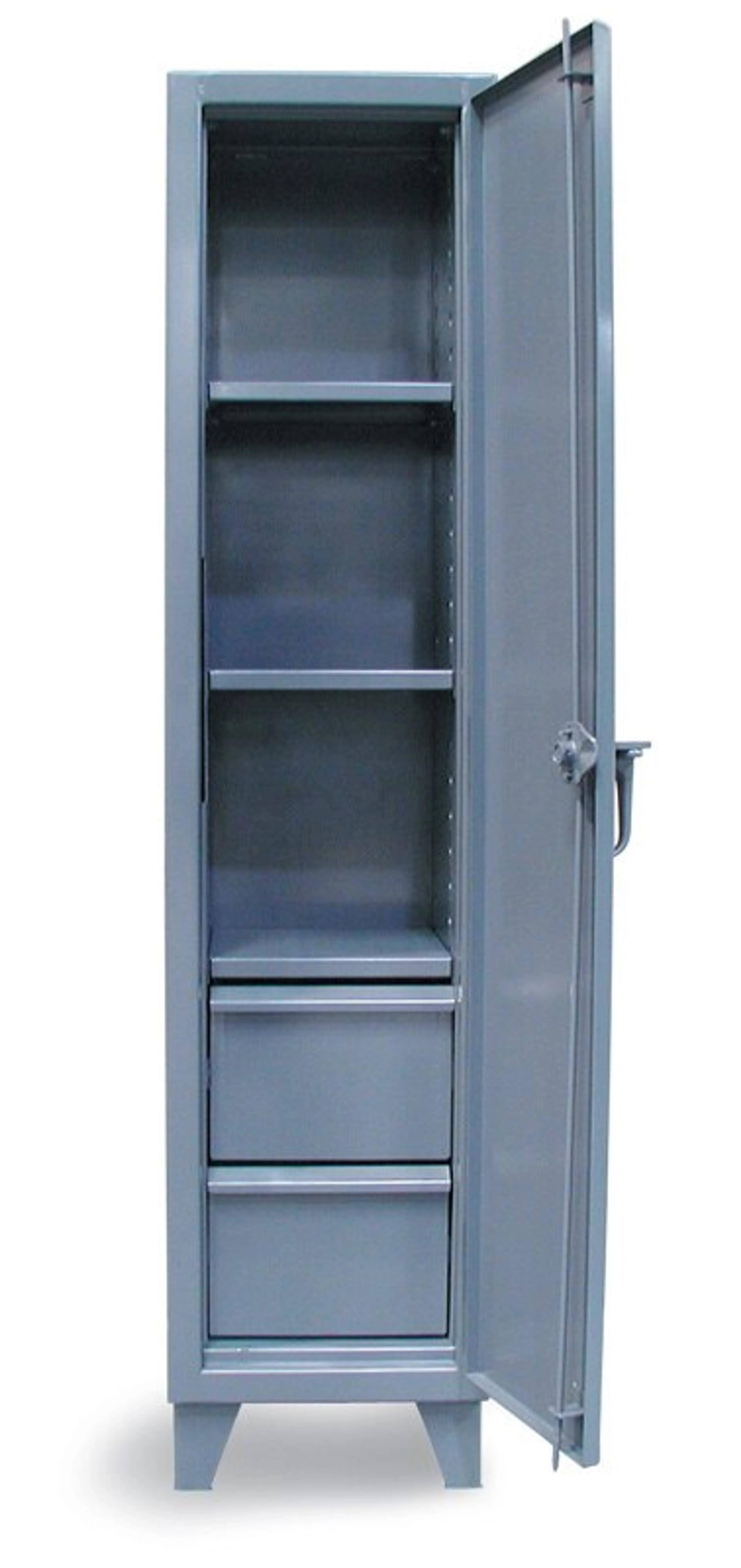 1.65.6-183-2DB | Industrial locker w/ 2 drawers, 18'' x 18'' x 72'', 2750 lb cap