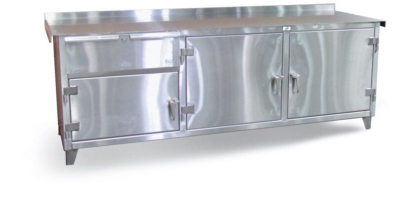 73-WB-303-1DBSS | Stainless Steel Countertop Workbench, 1000 lb capacity, 84 x 30 x 31 in. image 1