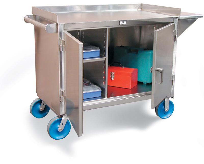 4-TC-261-VS-SS | Stainless Steel Mobile Cart, 48 x 26 x 41 in. image 1