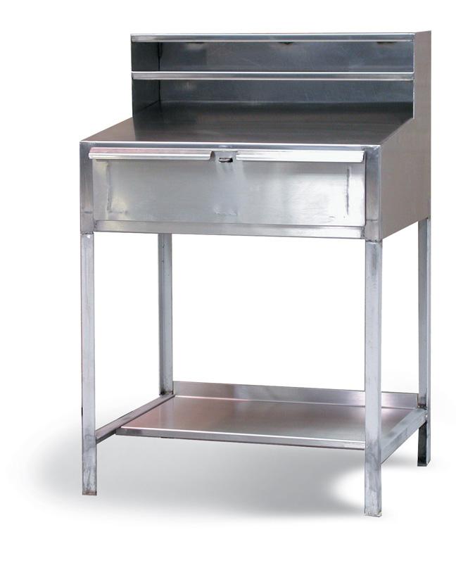34-SD-AF-TD-280-SS | Stainless Steel Shop Desk, 400 lb capacity, 36 x 28 x 42 in. image 1
