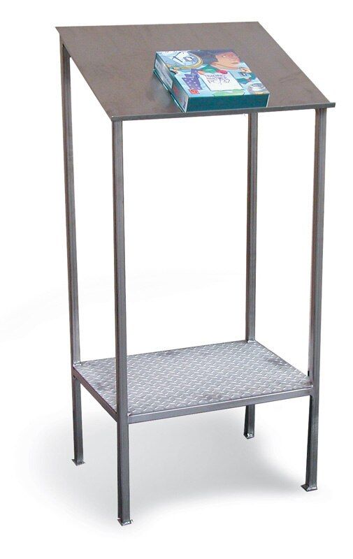24.4-SD-WT-180-SS | Stainless Steel Writing Table, 24 x 18 x 52 in. image 1