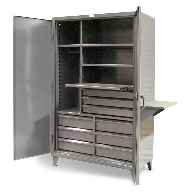 46-W-244-9/5DB-1SOS-VS | Industrial tool and uniform cabinet, 48'' x 24'' x 78'' image 1