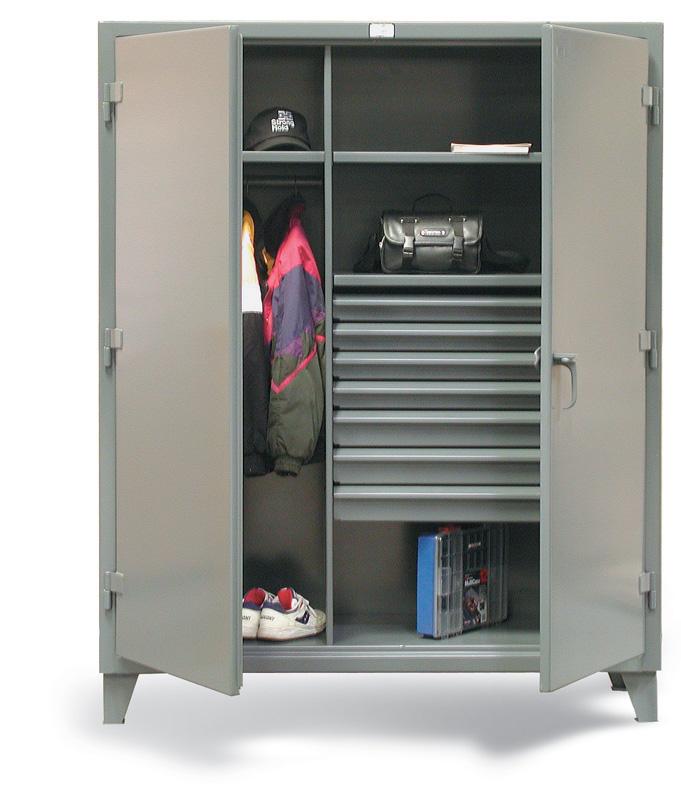56-W-243-7DB | Industrial uniform cabinet, 60'' x 24'' x 78'', 5425 lb cap image 1