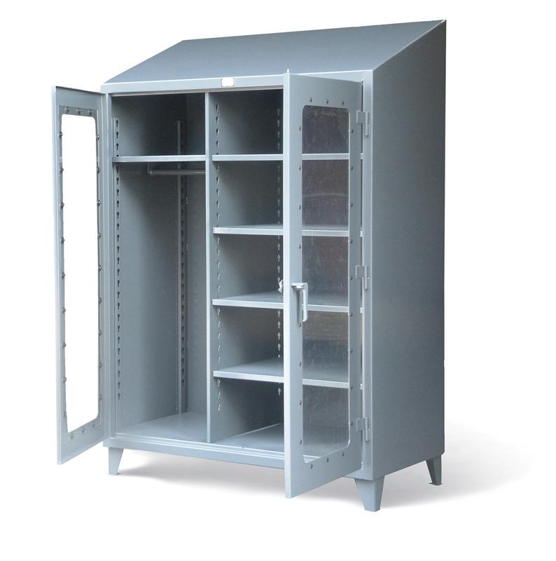 36-LDW-245-SL | Clear view uniform cabinet, 36'' x 24'' x 87'' image 1