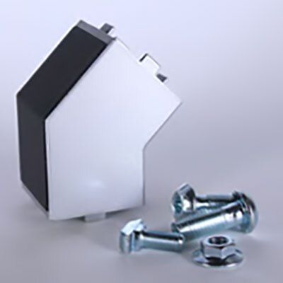 671640 | 2 Hole 45° Connector for Slot 10 image 1