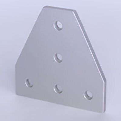 671701 | 5 Hole in.T in. Joining Plate Slot 10 image 1