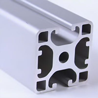 650051 | 40mm x 40mm Lite Bi Slot Opposite T-Slotted Extrusion image 1