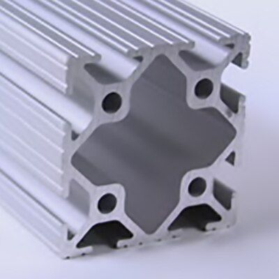 650072 | 2 in. x 2 in. Grooved T-Slotted Extrusion image 1