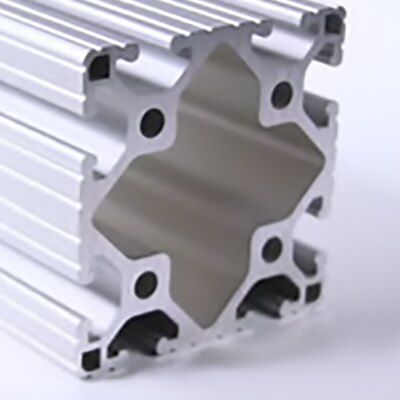 650084 | 3 in. x 3 in. Grooved Lite T-Slotted Extrusion image 1